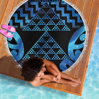 Taniko Motifs Matariki New Zealand Beach Blanket NZ Niho Taniwha Poutama LT14 - Polynesian Pride