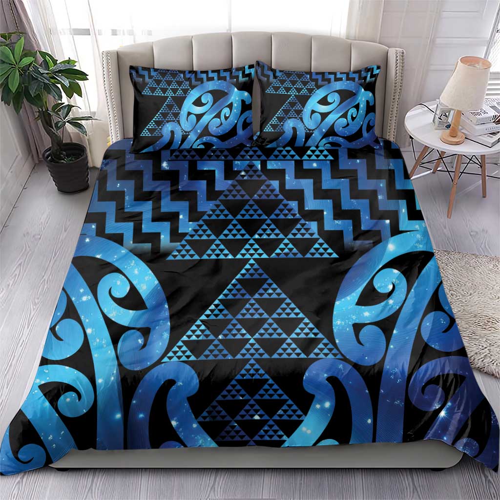 Taniko Motifs Matariki New Zealand Bedding Set NZ Niho Taniwha Poutama LT14 - Polynesian Pride