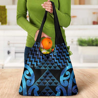 Taniko Motifs Matariki New Zealand Grocery Bag NZ Niho Taniwha Poutama LT14 - Polynesian Pride