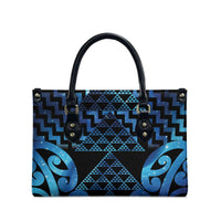Taniko Motifs Matariki New Zealand Leather Bag NZ Niho Taniwha Poutama LT14 - Polynesian Pride