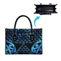 Taniko Motifs Matariki New Zealand Leather Bag NZ Niho Taniwha Poutama LT14 - Polynesian Pride