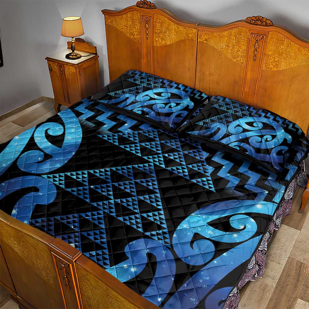 Taniko Motifs Matariki New Zealand Quilt Bed Set NZ Niho Taniwha Poutama LT14 - Polynesian Pride