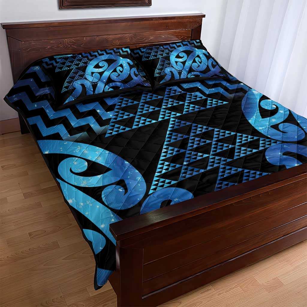 Taniko Motifs Matariki New Zealand Quilt Bed Set NZ Niho Taniwha Poutama LT14 - Polynesian Pride