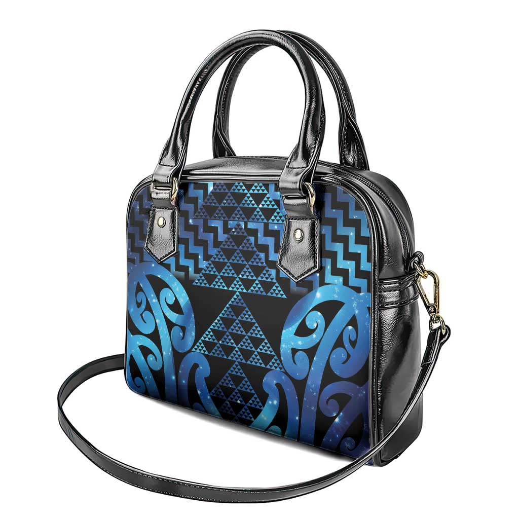 Taniko Motifs Matariki New Zealand Shoulder Handbag NZ Niho Taniwha Poutama LT14 - Polynesian Pride
