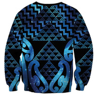 Taniko Motifs Matariki New Zealand Sweatshirt NZ Niho Taniwha Poutama