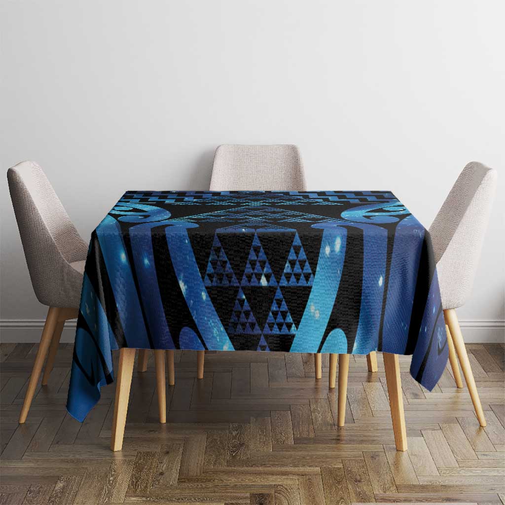 Taniko Motifs Matariki New Zealand Tablecloth NZ Niho Taniwha Poutama LT14 - Polynesian Pride