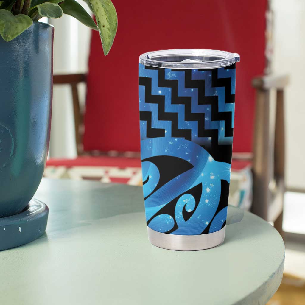 Taniko Motifs Matariki New Zealand Tumbler Cup NZ Niho Taniwha Poutama LT14 - Polynesian Pride