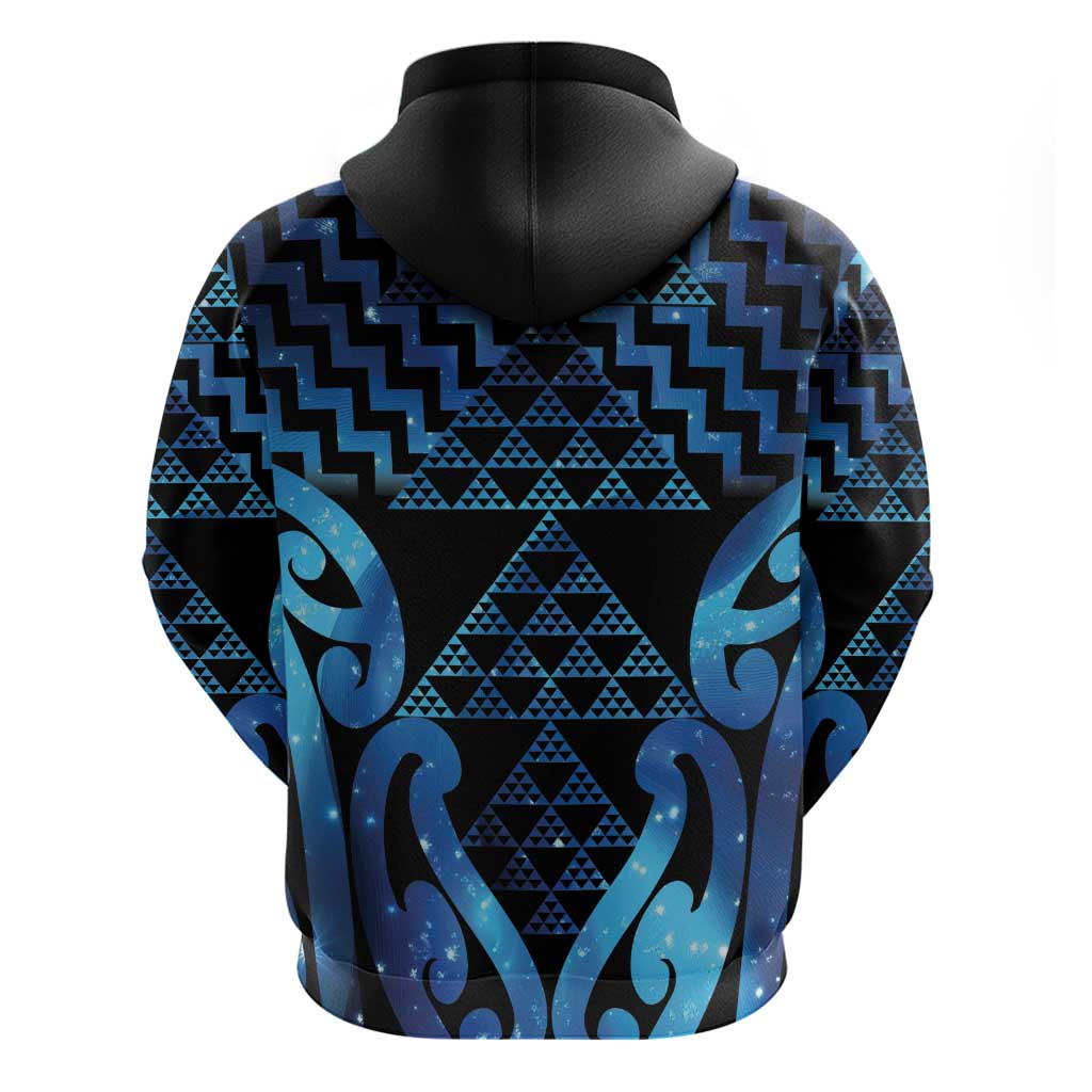 Taniko Motifs Matariki New Zealand Zip Hoodie NZ Niho Taniwha Poutama LT14 - Polynesian Pride
