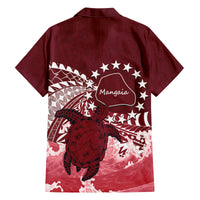 Cook Islands Mangaia Gospel Day Family Matching Tank Maxi Dress and Hawaiian Shirt Polynesian Art With Sea Turtle