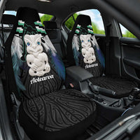 Aotearoa Korowai Motif Car Seat Cover Hei Tiki Poutama Maori Pattern