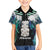 Aotearoa Korowai Motif Family Matching Off Shoulder Maxi Dress and Hawaiian Shirt Hei Tiki Poutama Maori Pattern