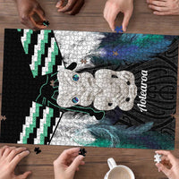 Aotearoa Korowai Motif Puzzle Hei Tiki Poutama Maori Pattern - Polynesian Pride