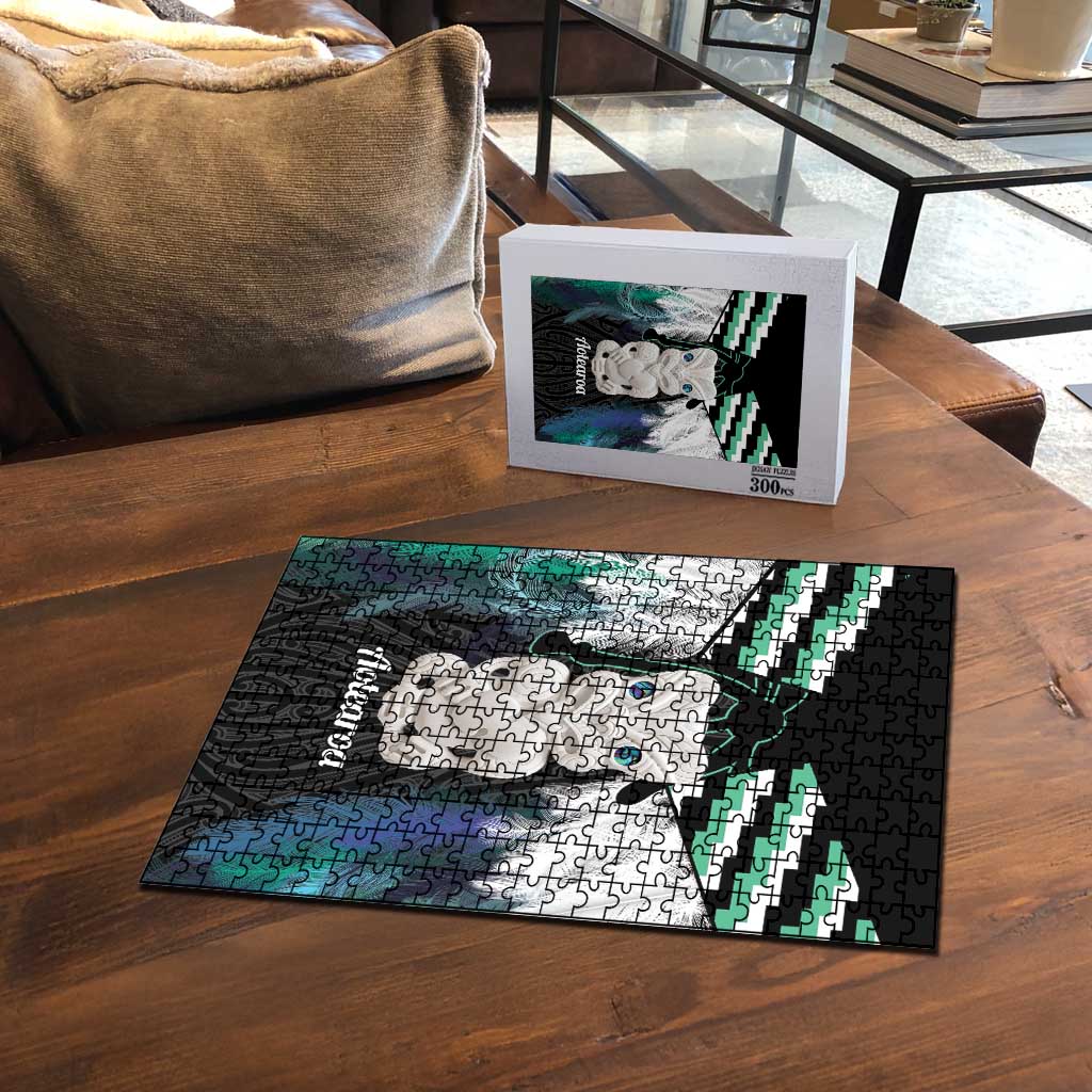 Aotearoa Korowai Motif Puzzle Hei Tiki Poutama Maori Pattern - Polynesian Pride