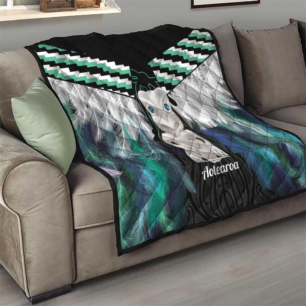 Aotearoa Korowai Motif Quilt Hei Tiki Poutama Maori Pattern