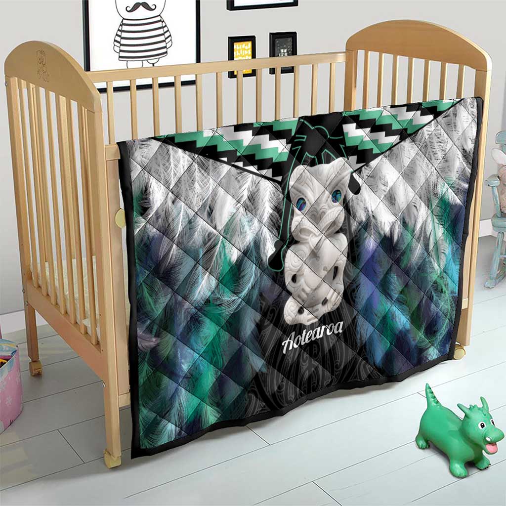 Aotearoa Korowai Motif Quilt Hei Tiki Poutama Maori Pattern