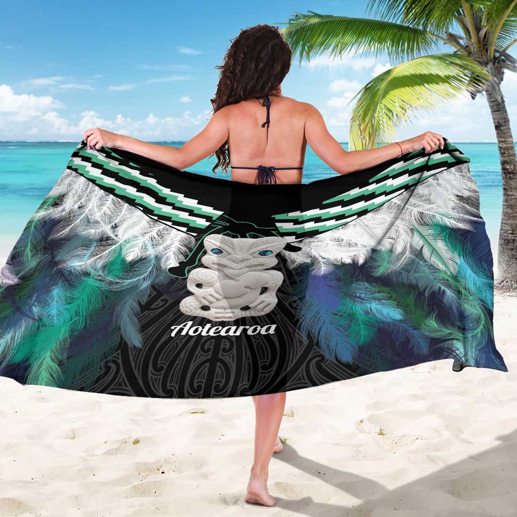 Aotearoa Korowai Motif Sarong Hei Tiki Poutama Maori Pattern