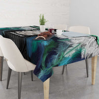Aotearoa Korowai Motif Tablecloth Hei Tiki Poutama Maori Pattern LT14 - Polynesian Pride