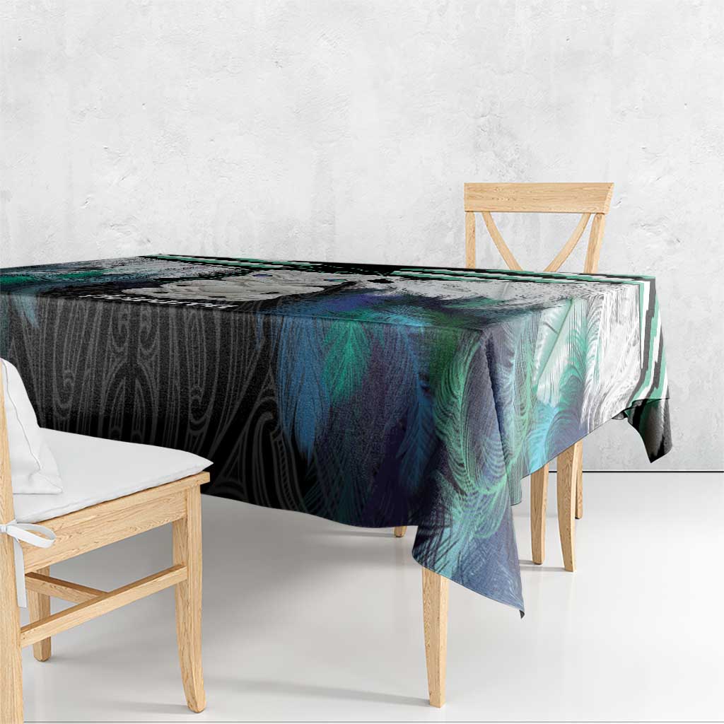 Aotearoa Korowai Motif Tablecloth Hei Tiki Poutama Maori Pattern LT14 - Polynesian Pride