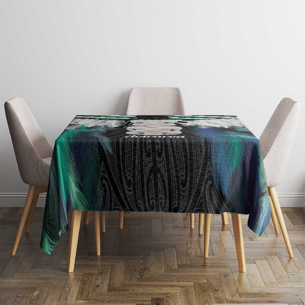 Aotearoa Korowai Motif Tablecloth Hei Tiki Poutama Maori Pattern LT14 - Polynesian Pride