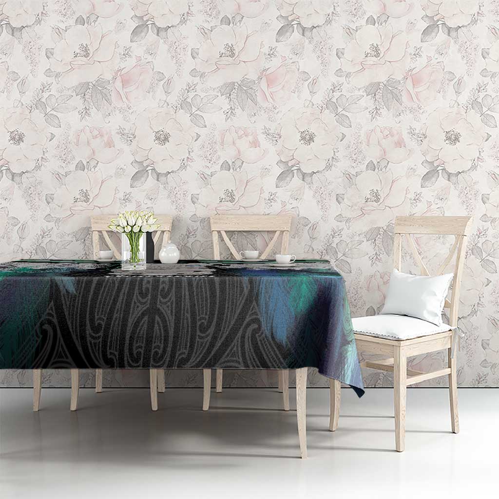 Aotearoa Korowai Motif Tablecloth Hei Tiki Poutama Maori Pattern LT14 - Polynesian Pride