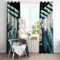 Aotearoa Korowai Motif Window Curtain Hei Tiki Poutama Maori Pattern