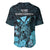 Polynesian Pride King Kamehameha Day Hawaii Baseball Jersey Polynesia Tribal Kanaka And Hibiscus Turquoise LT14 - Polynesian Pride