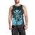 Polynesian Pride King Kamehameha Day Hawaii Men Tank Top Polynesia Tribal Kanaka And Hibiscus Turquoise LT14 - Polynesian Pride