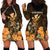 Polynesian Pride King Kamehameha Day Hawaii Hoodie Dress Polynesia Tribal Kanaka And Hibiscus Gold LT14 - Polynesian Pride