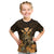 Polynesian Pride King Kamehameha Day Hawaii Kid T Shirt Polynesia Tribal Kanaka And Hibiscus Gold LT14 Gold - Polynesian Pride