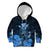 Personalised King Kamehameha Day Hawaii Kid Hoodie Polynesia Tribal Kanaka And Hibiscus Blue LT14 Hoodie Blue - Polynesian Pride