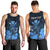 Personalised King Kamehameha Day Hawaii Men Tank Top Polynesia Tribal Kanaka And Hibiscus Blue LT14 - Polynesian Pride