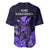 Polynesian Pride King Kamehameha Day Hawaii Baseball Jersey Polynesia Tribal Kanaka And Hibiscus Purple LT14 - Polynesian Pride