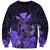 Polynesian Pride King Kamehameha Day Hawaii Sweatshirt Polynesia Tribal Kanaka And Hibiscus Purple LT14 Unisex Purple - Polynesian Pride
