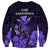 Polynesian Pride King Kamehameha Day Hawaii Sweatshirt Polynesia Tribal Kanaka And Hibiscus Purple LT14 - Polynesian Pride