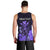 Personalised King Kamehameha Day Hawaii Men Tank Top Polynesia Tribal Kanaka And Hibiscus Purple LT14 - Polynesian Pride