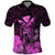 Custom King Kamehameha Day Hawaii Polo Shirt Polynesia Tribal Kanaka and Hibiscus Pink LT14 Pink - Polynesian Pride