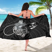 Guam Blue Marlin Fishing Sarong Guahan Fish Hook Tattoo Black Version LT14 - Polynesian Pride