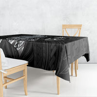 Guam Blue Marlin Fishing Tablecloth Guahan Fish Hook Tattoo Black Version LT14 - Polynesian Pride