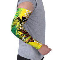 Hawaii Blue Marlin Fishing Arm Sleeves Hawaiian Kanaka Kakau Reggae LT14 - Polynesian Pride