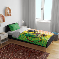 Hawaii Blue Marlin Fishing Bedding Set Hawaiian Kanaka Kakau Reggae LT14 - Polynesian Pride