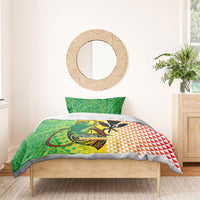 Hawaii Blue Marlin Fishing Bedding Set Hawaiian Kanaka Kakau Reggae LT14 - Polynesian Pride