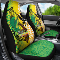 Hawaii Blue Marlin Fishing Car Seat Cover Hawaiian Kanaka Kakau Reggae LT14 - Polynesian Pride