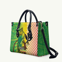 Hawaii Blue Marlin Fishing Leather Bag Hawaiian Kanaka Kakau Reggae LT14 Reggae - Polynesian Pride