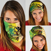 Hawaii Blue Marlin Fishing Neck Gaiter Hawaiian Kanaka Kakau Reggae LT14 - Polynesian Pride