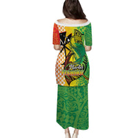 Hawaii Blue Marlin Fishing Puletasi Hawaiian Kanaka Kakau Reggae LT14 - Polynesian Pride