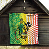 Hawaii Blue Marlin Fishing Quilt Hawaiian Kanaka Kakau Reggae LT14 - Polynesian Pride
