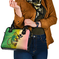 Hawaii Blue Marlin Fishing Shoulder Handbag Hawaiian Kanaka Kakau Reggae LT14 - Polynesian Pride
