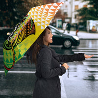 Hawaii Blue Marlin Fishing Umbrella Hawaiian Kanaka Kakau Reggae LT14 - Polynesian Pride