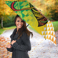 Hawaii Blue Marlin Fishing Umbrella Hawaiian Kanaka Kakau Reggae LT14 - Polynesian Pride