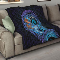 Personalised Blue Marlin Fishing New Zealand Quilt NZ Kiwi Cowboy Born To Fish